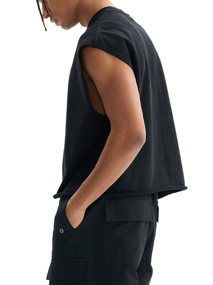 Concentrate Streetwear - The Real - 340gsm French Terry Boxy Cropped Tank Top