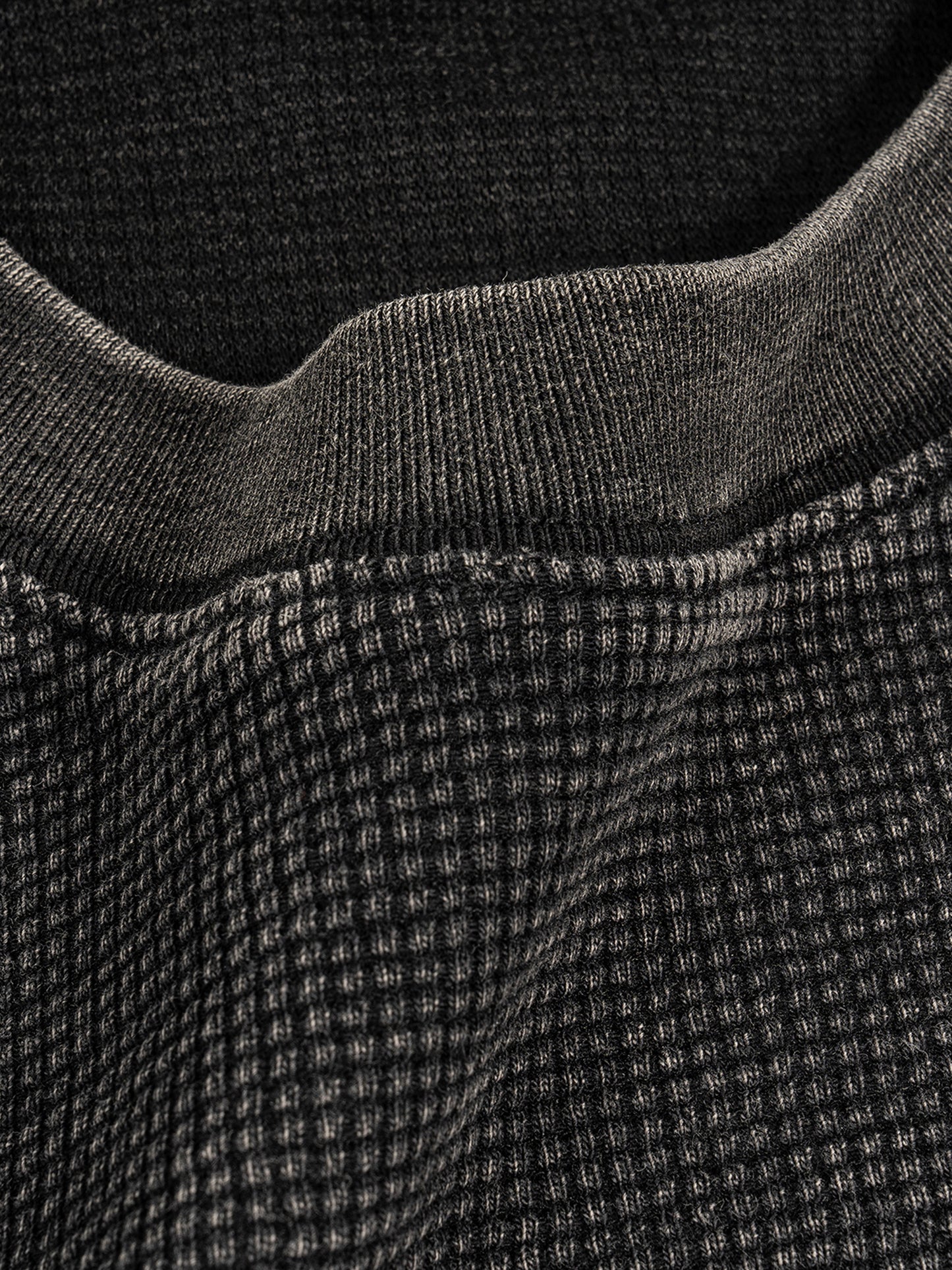 Concentrate Streetwear- The Real - 250gsm Waffle-Texture Washed Boxy T-Shirt
