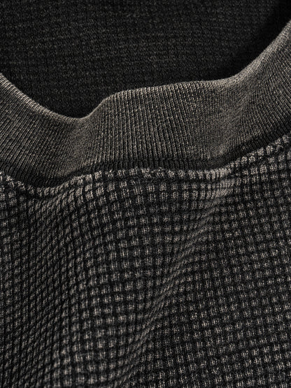 Concentrate Streetwear- The Real - 250gsm Waffle-Texture Washed Boxy T-Shirt