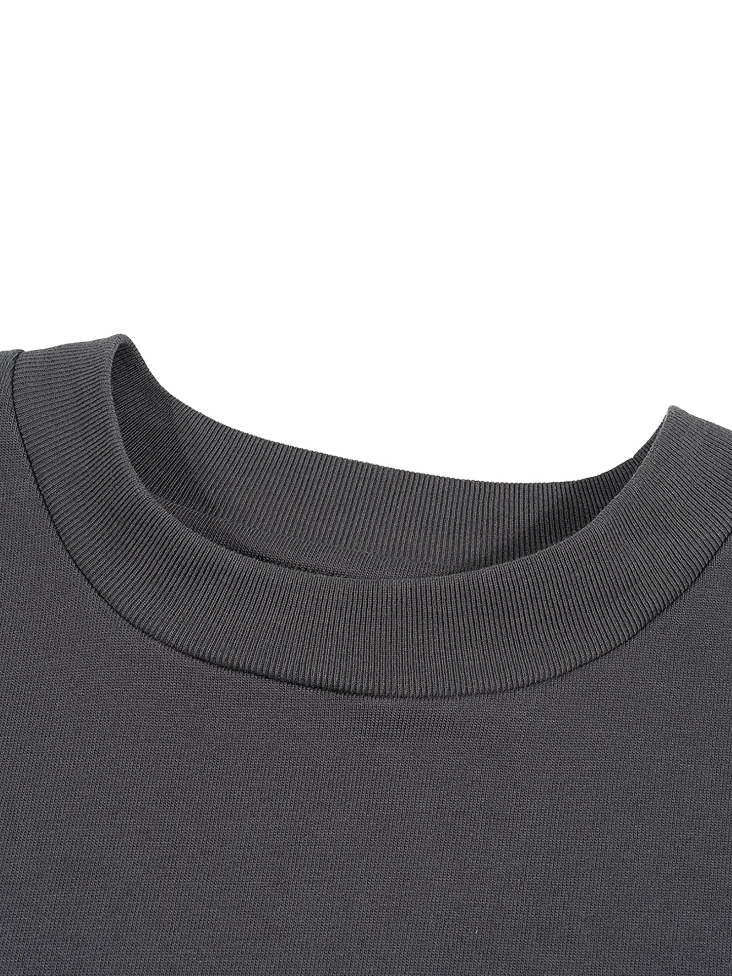 Concentrate Streetwear - CCS - 280gsm Raw Edge Boxy None Sleeve T-Shirt