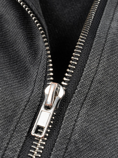 Concentrate Streetwear - The Real - 240gsm Vintage Washed Zip-Up Hooded Tank Top