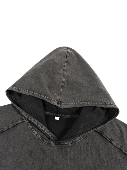Concentrate Streetwear - CCS - 240gsm Snow Washed Warn Boxy Hooded Tank Top