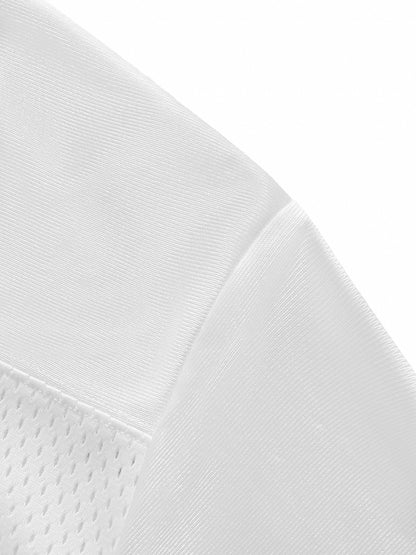 Concentrate Streetwear- CCS White - 240gsm Taped Mesh T-Shirt/Jersey
