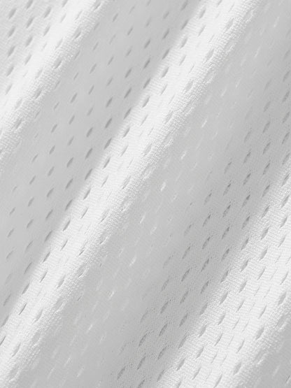 Concentrate Streetwear- CCS White - 240gsm Taped Mesh T-Shirt/Jersey