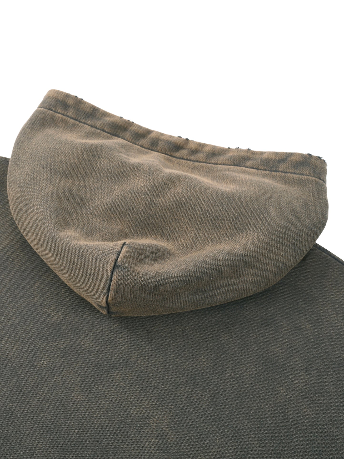 Concentrate Streetwear - CCS - 340gsm Vintage Washed Frayed-Hem Hoodie