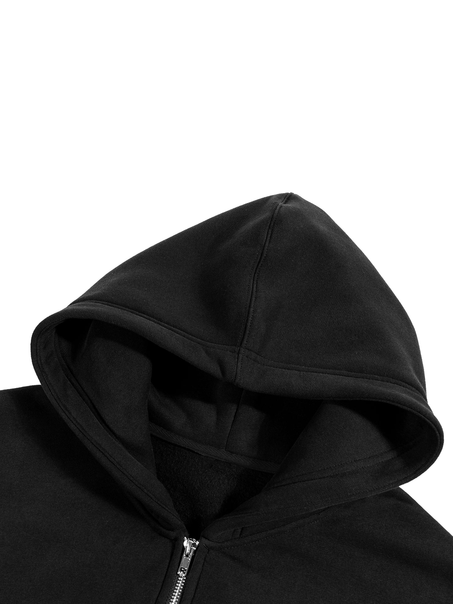 Concentrate Streetwear - CCS - Anti Control - 360gsm Fleece Zip-Up Boxy Hoodie