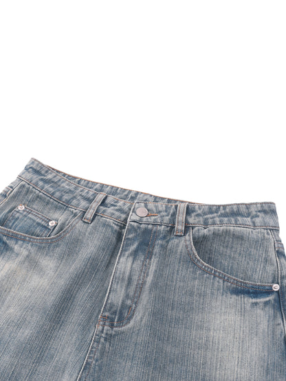 Concentrate Streetwear - Vintage Wash Distressed Denim Jeans