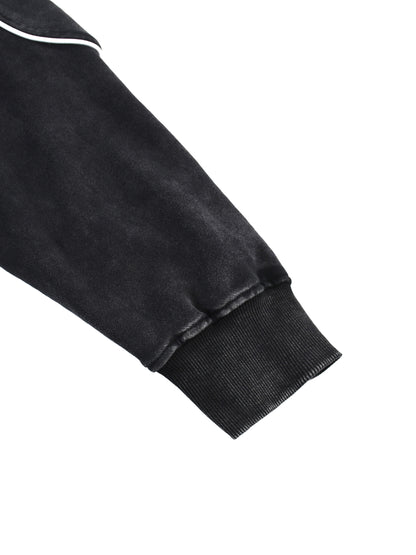 Concentrate Streetwear - CCS -420gsm Mineral Wash Piping Raw Hem Sweatshirt