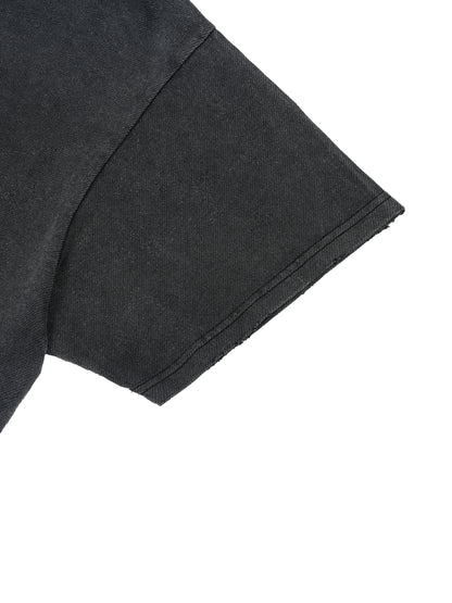 Concentrate Streetwear - CCS - Electric Eagle -  240gsm Vintage Wash Boxy Distressed Hem T-Shirt