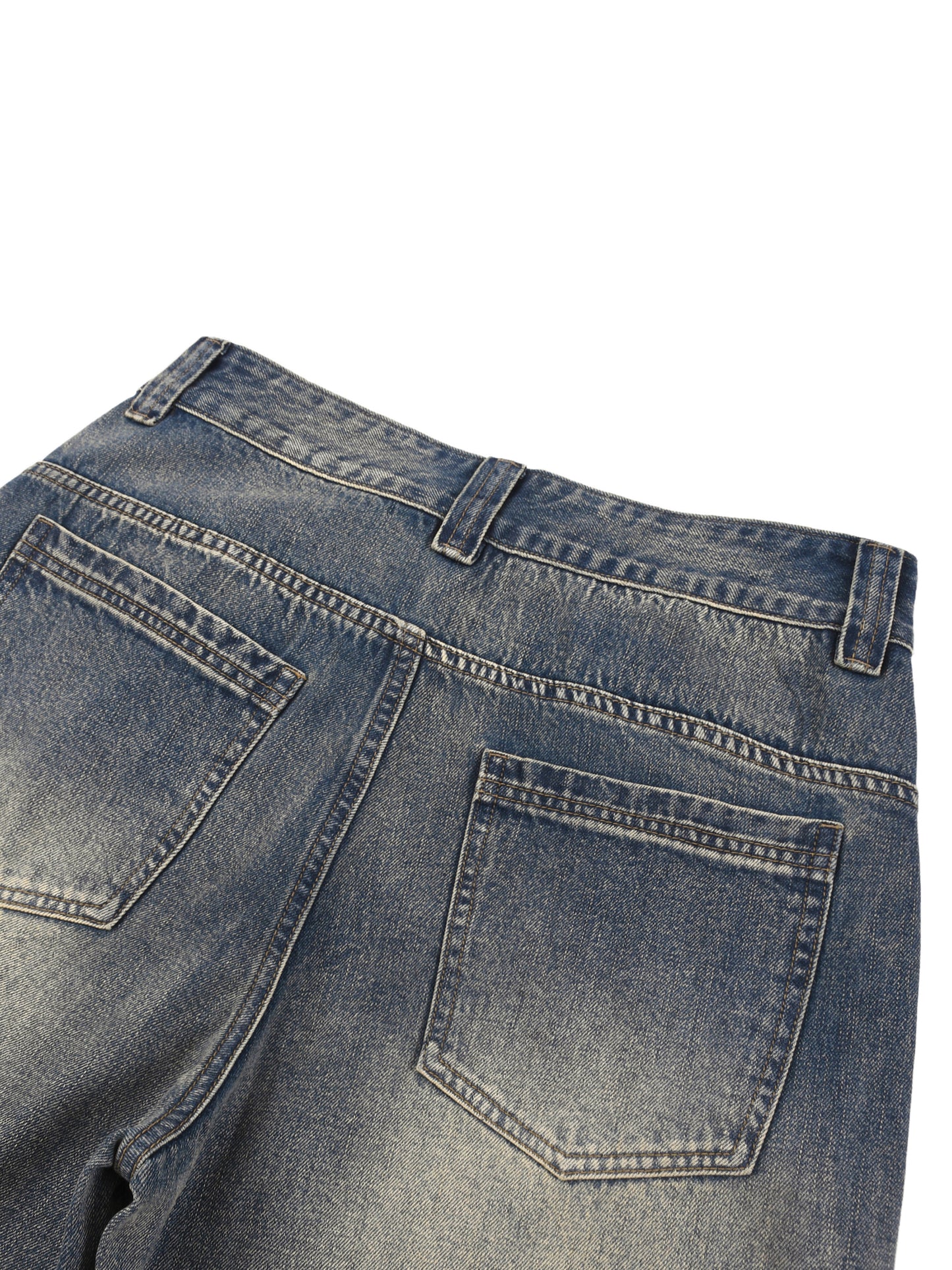 Concentrate Streetwear - Vintage Wash Baggy Denim Shorts/Jorts