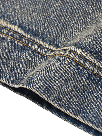 Concentrate Streetwear - Vintage Wash Baggy Denim Shorts/Jorts