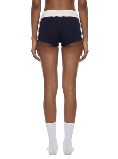 Concentrate Streetwear - Starry Sea - 220gsm Women's Cheeky Contrast Stripe Track Short Shorts