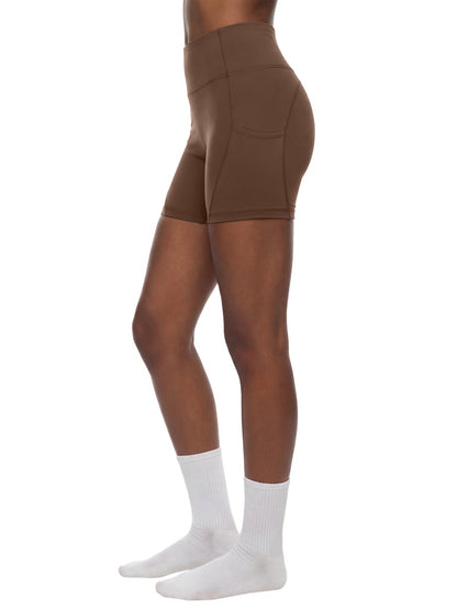Concentrate Streetwear - CCS - Women's High-Waisted Pocket Biker Shorts