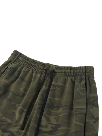 Concentrate Streetwear - Starry Sea - 360gsm Unisex Camo Wide Leg Sweatpants