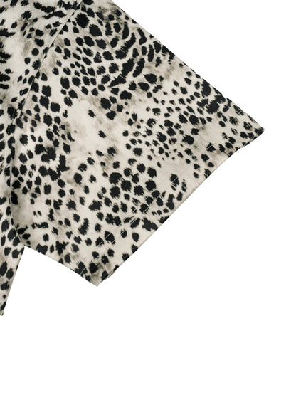 Concentrate Streetwear - 	Pure Emblem - 240gsm Unisex Leopard Print Boxy T-Shirt
