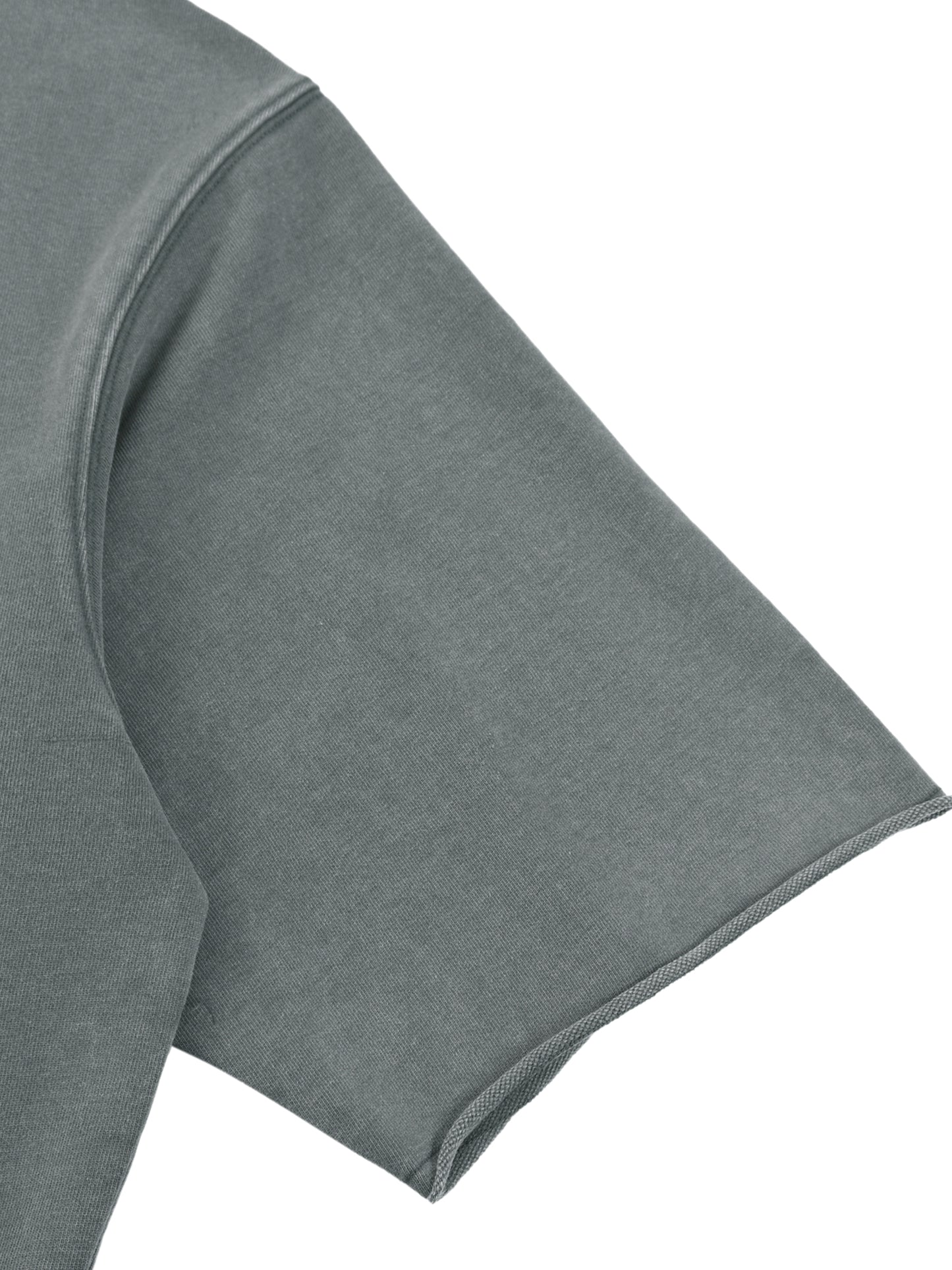 Concentrate Streetwear - 	Pure Emblem - 310gsm Unisex Mineral Wash Boxy Raw Edge T-Shirt