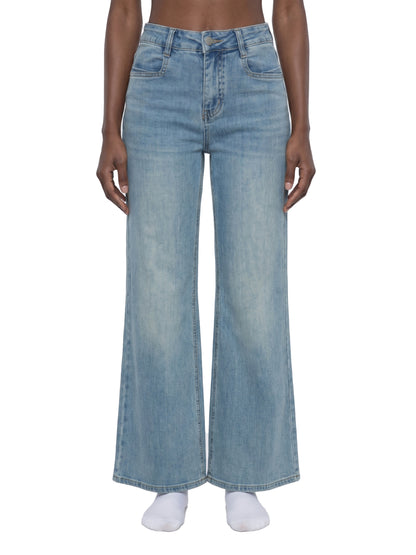 Concentrate Streetwear - Women's Vintage Wash Flared Leg Jeans