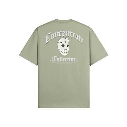 Concentrate - Masked - 425gsm Oversized Thick Tee