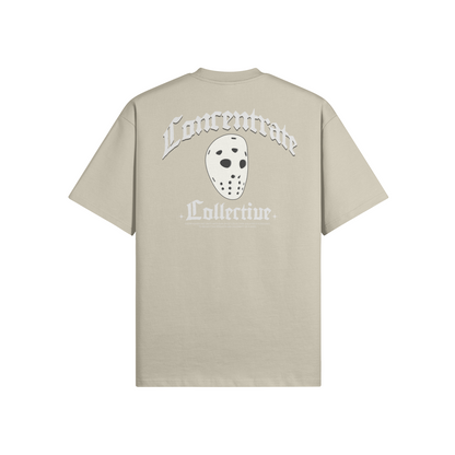 Concentrate - Masked - 425gsm Oversized Thick Tee