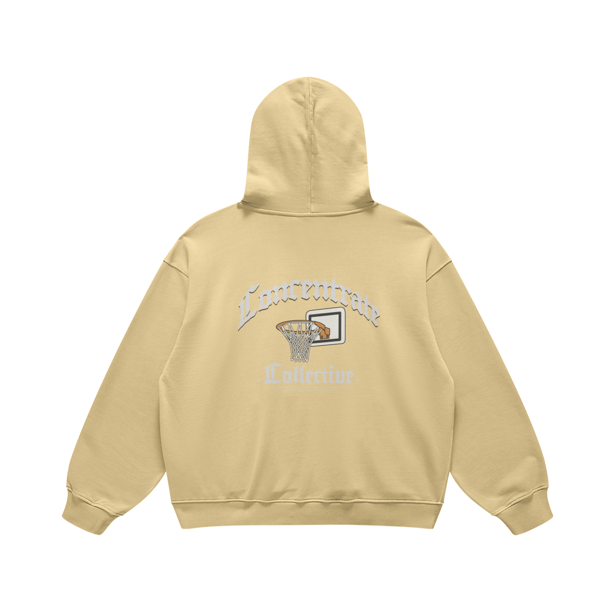 Concentrate Streetwear - Basketball - 440gsm Oversized Thick Hoodie