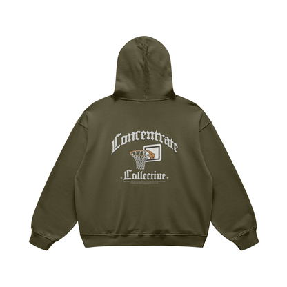Concentrate Streetwear - Basketball - 440gsm Oversized Thick Hoodie
