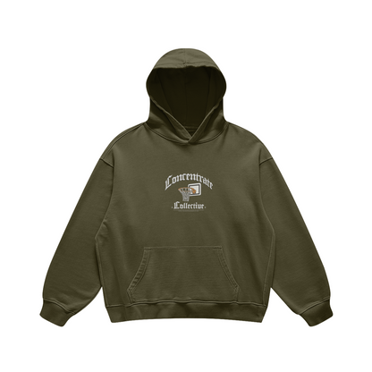 Concentrate Streetwear - Basketball - 440gsm Oversized Thick Hoodie