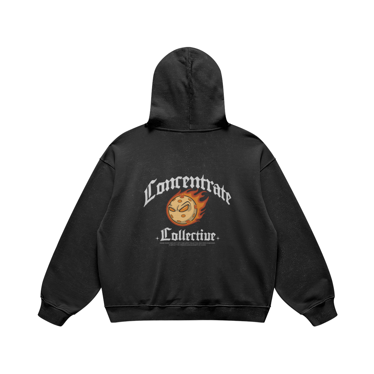 Concentrate - Flamed - 440gsm Oversized Hoodie/Jumper/Tracksuit - Set