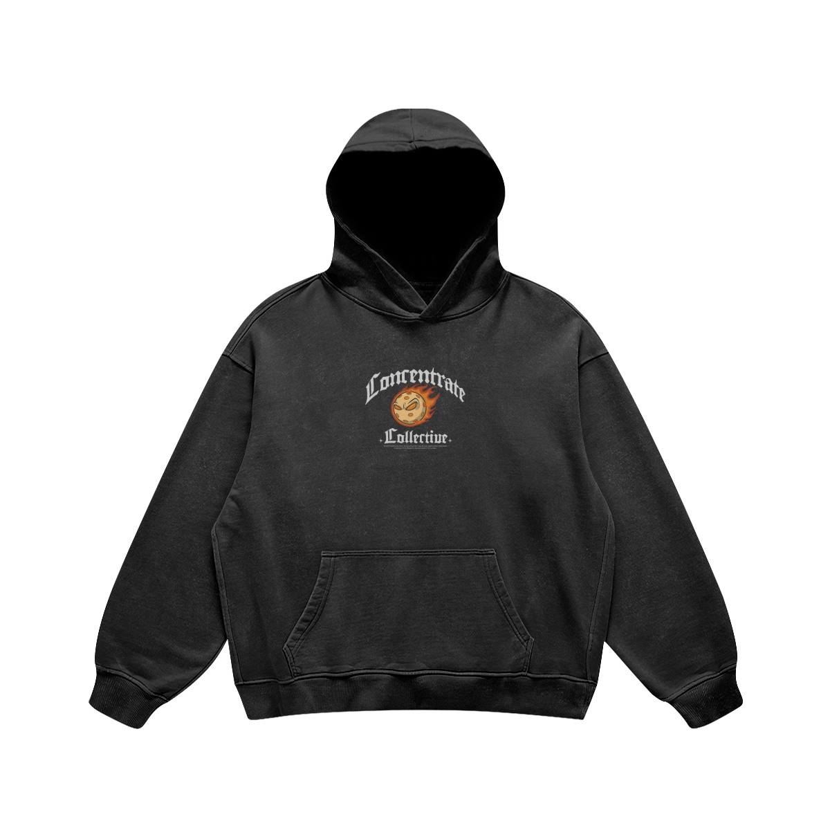 Concentrate - Flamed - 440gsm Oversized Hoodie/Jumper/Tracksuit - Set