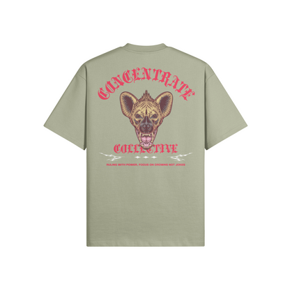 Concentrate - Hyena - 425gsm Oversized Thick Tee Shirt - Set