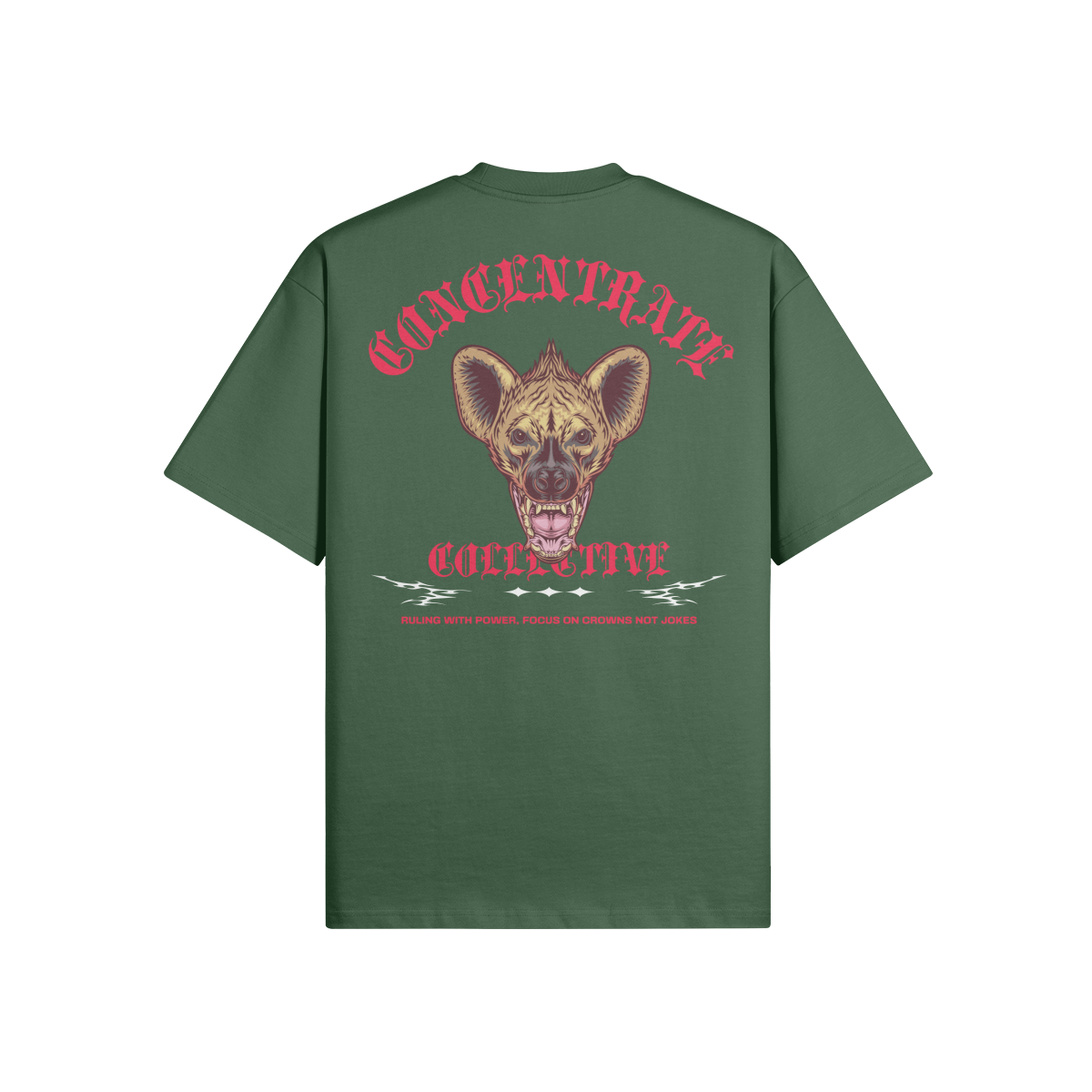 Concentrate - Hyena - 425gsm Oversized Thick Tee Shirt - Set