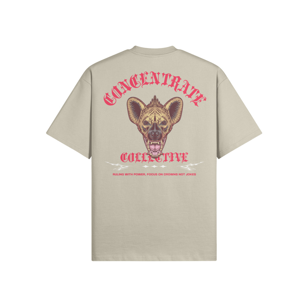 Concentrate - Hyena - 425gsm Oversized Thick Tee Shirt - Set