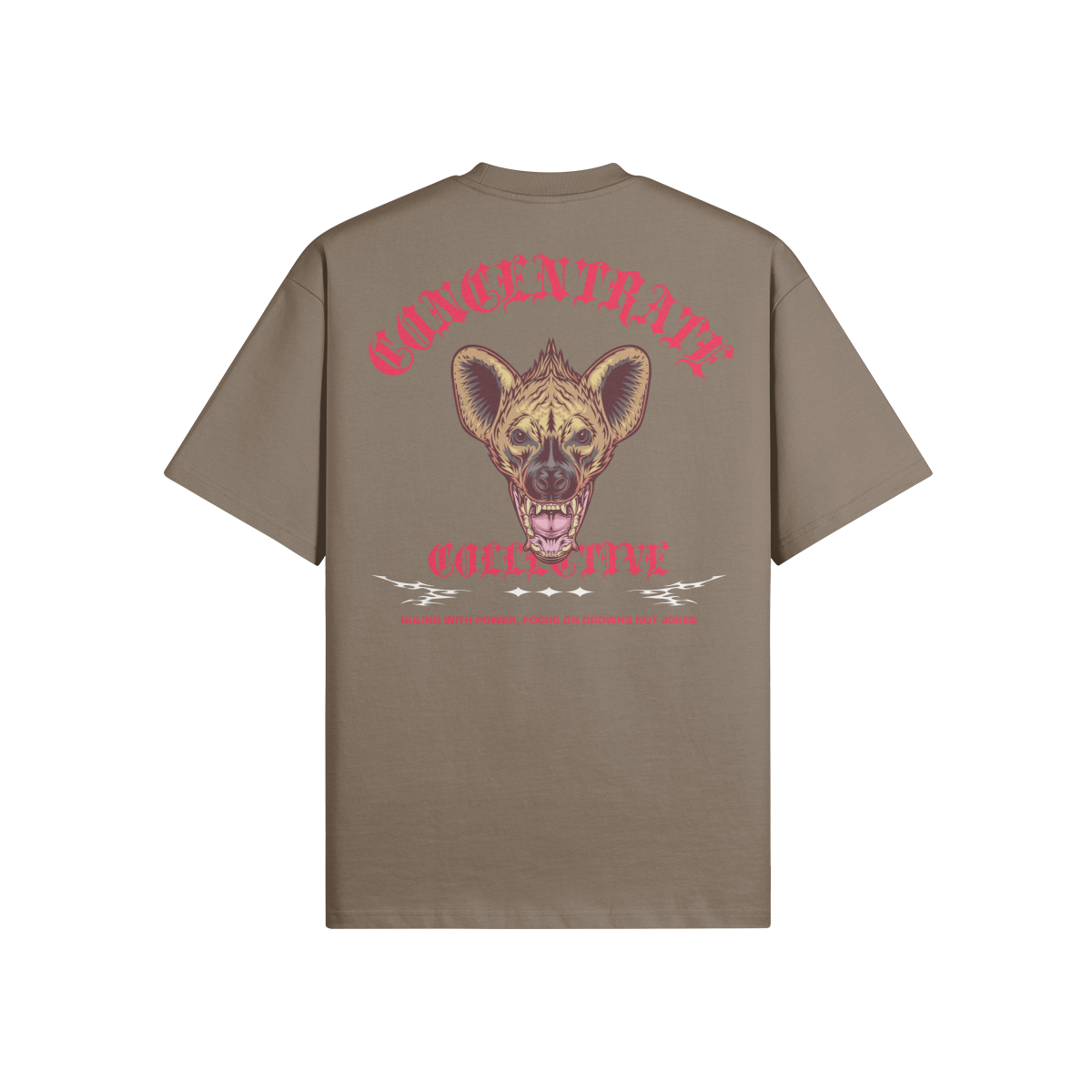 Concentrate - Hyena - 425gsm Oversized Thick Tee Shirt - Set