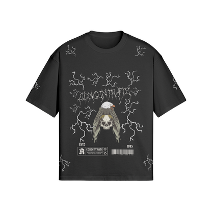 Concentrate Streetwear - Electric Eagle - 280gsm Loose Fit Box Tee
