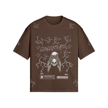 Concentrate Streetwear - Electric Eagle - 280gsm Loose Fit Box Tee