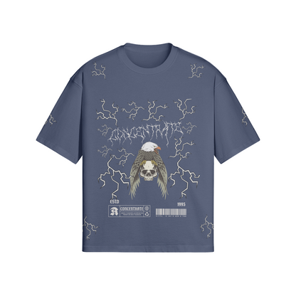 Concentrate Streetwear - Electric Eagle - 280gsm Loose Fit Box Tee