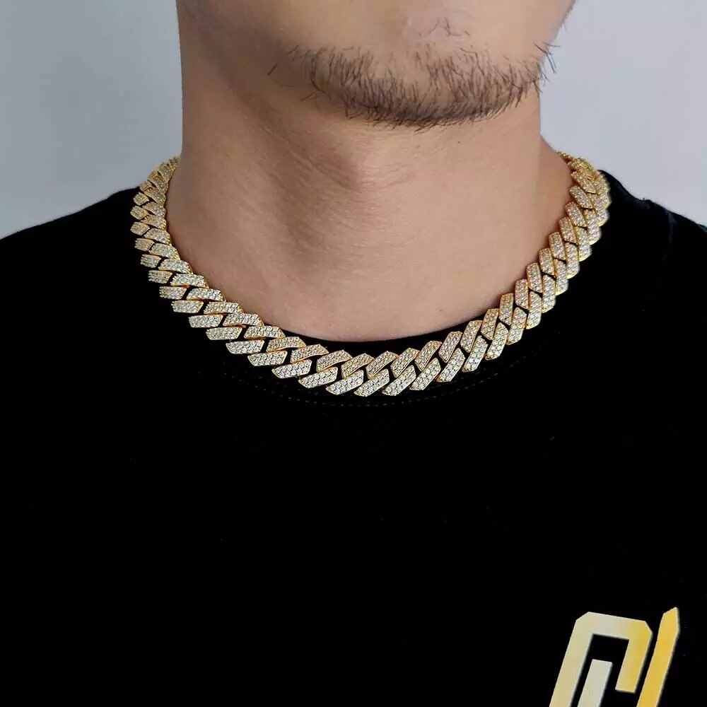 Concentrate Collective - Iced Out Chain for Men & Women Cuban Chain