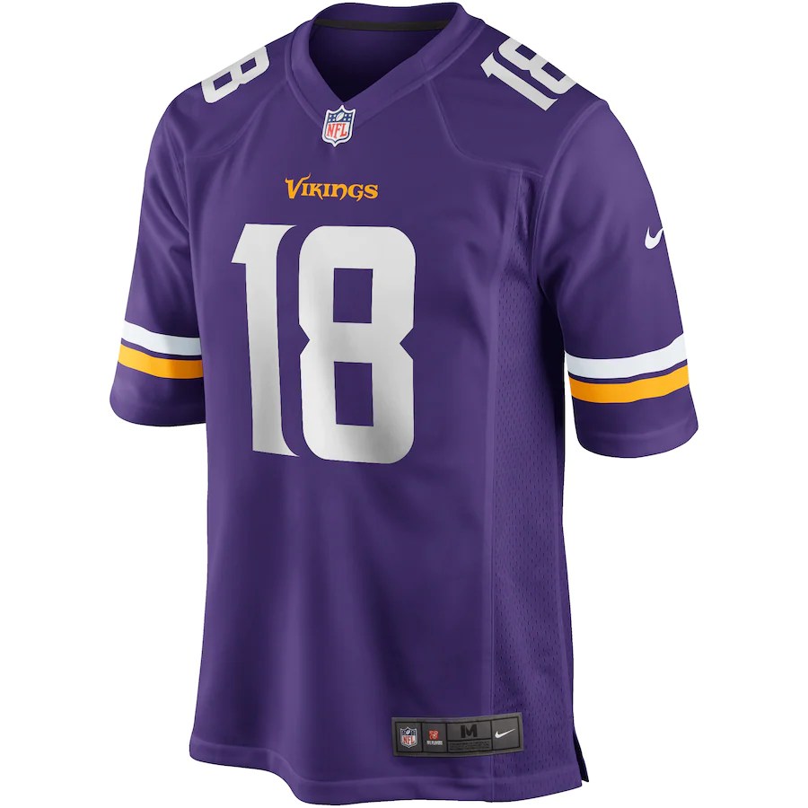 Concentrate Collective - NFL Jersey - Justin Jefferson Minnesota Vikings - Purple