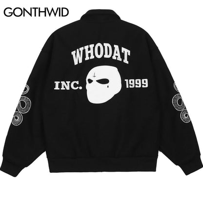 Concentrate Collective - Who Dat - Embroidery Snake Varsity Jacket